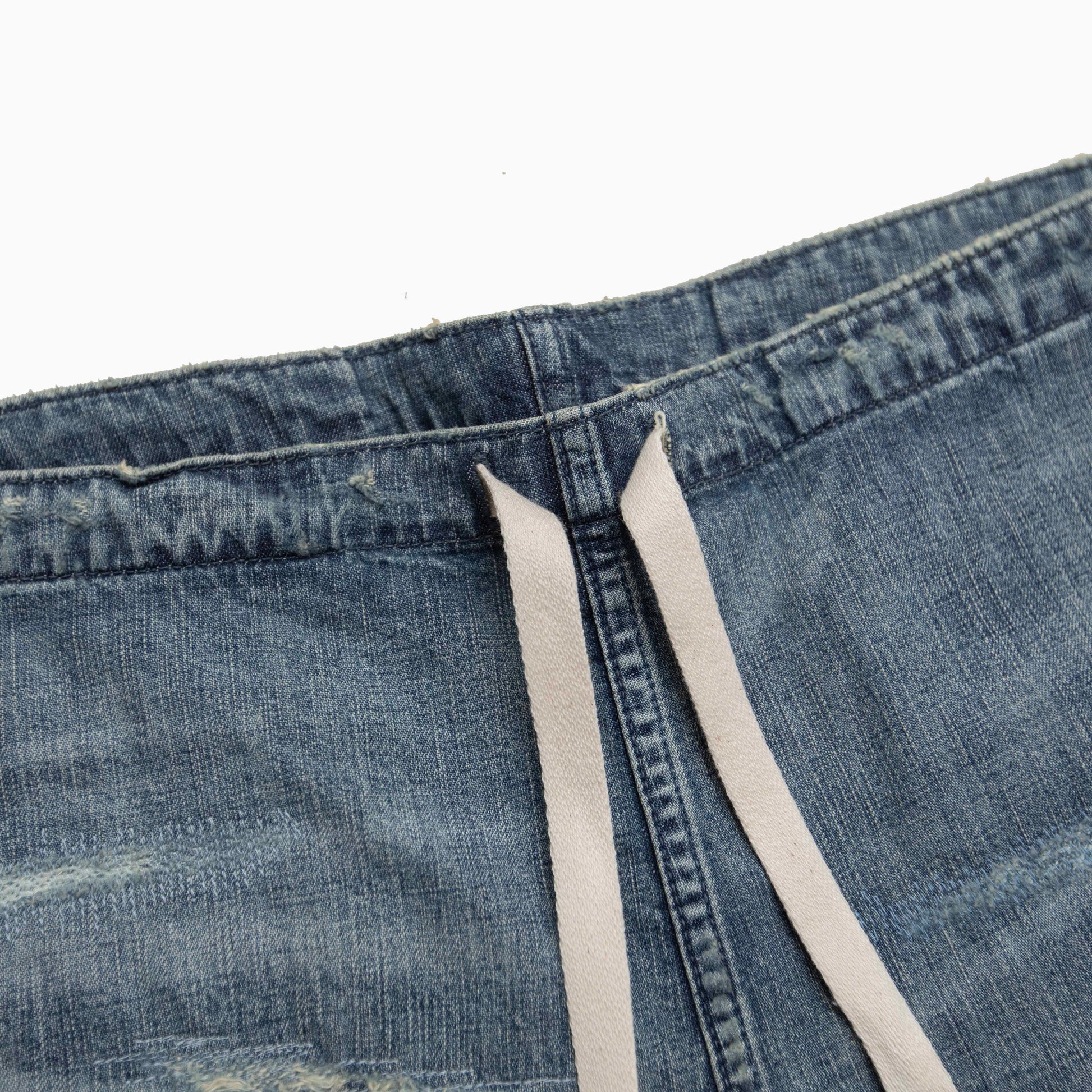 SURKU denim shorts / damage