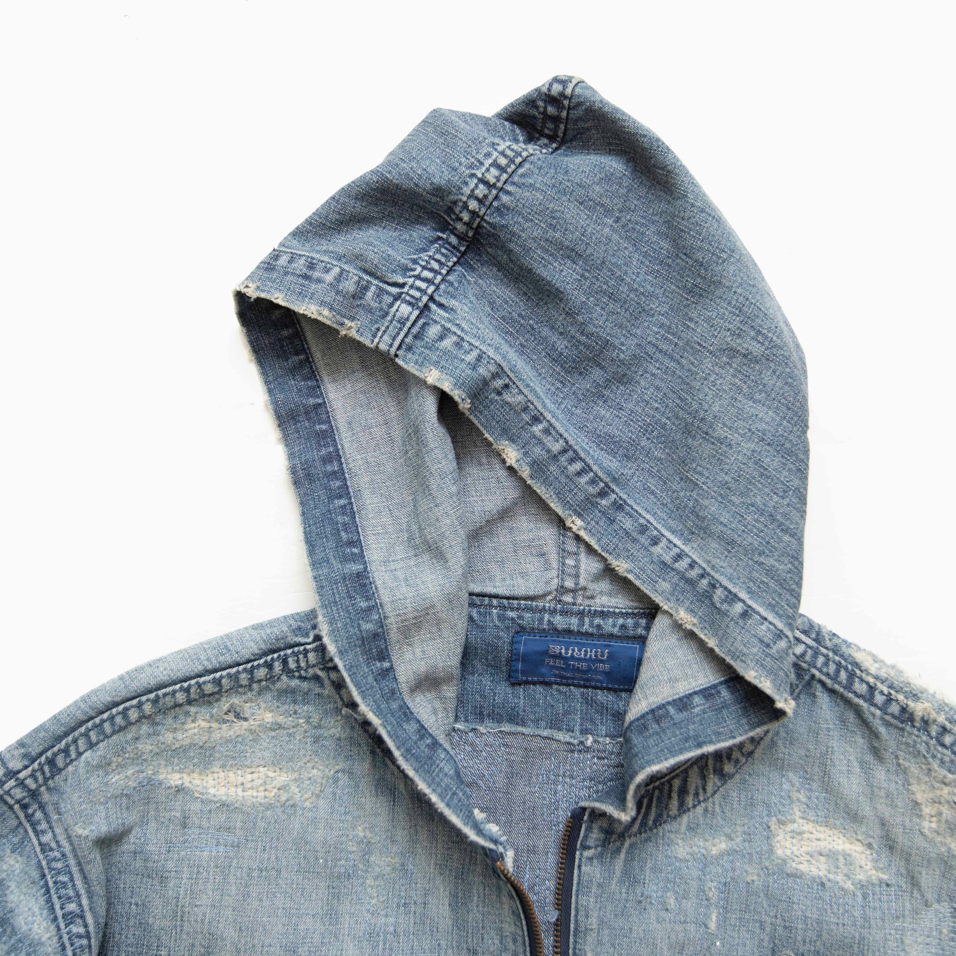 SURKU denim shirt / damage