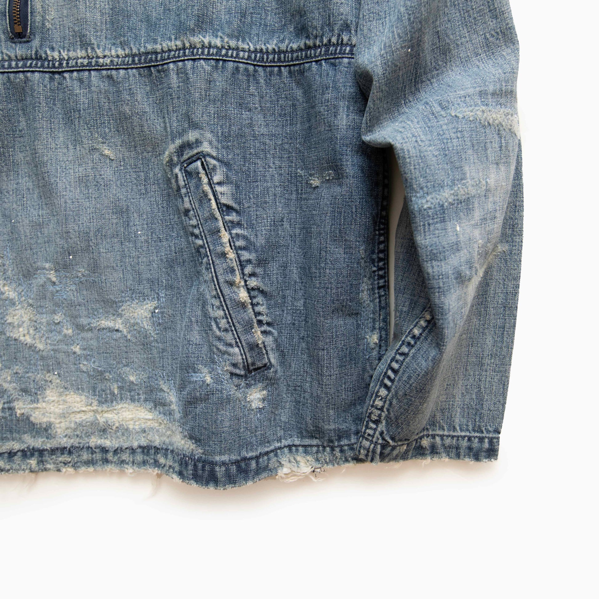 SURKU denim shirt / damage