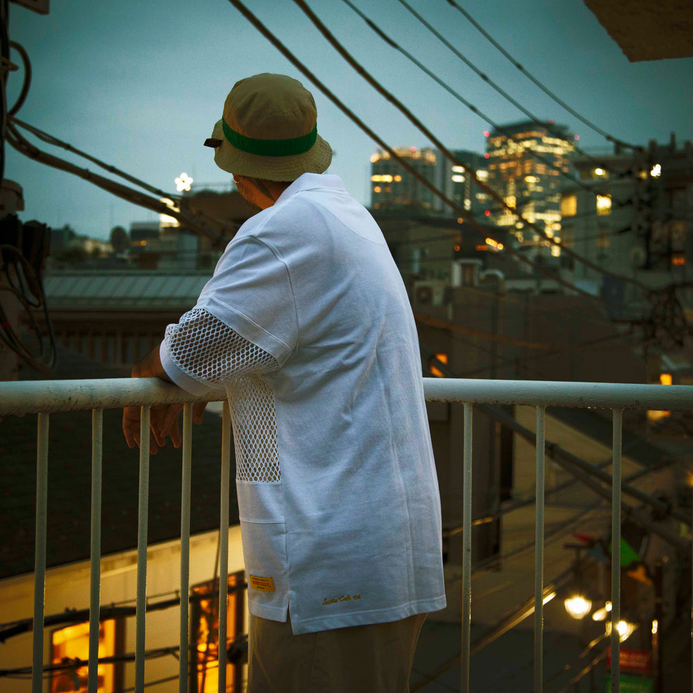 SURKU × Special 1 clothing【Turn your lights down low Mesh Polo】 style image