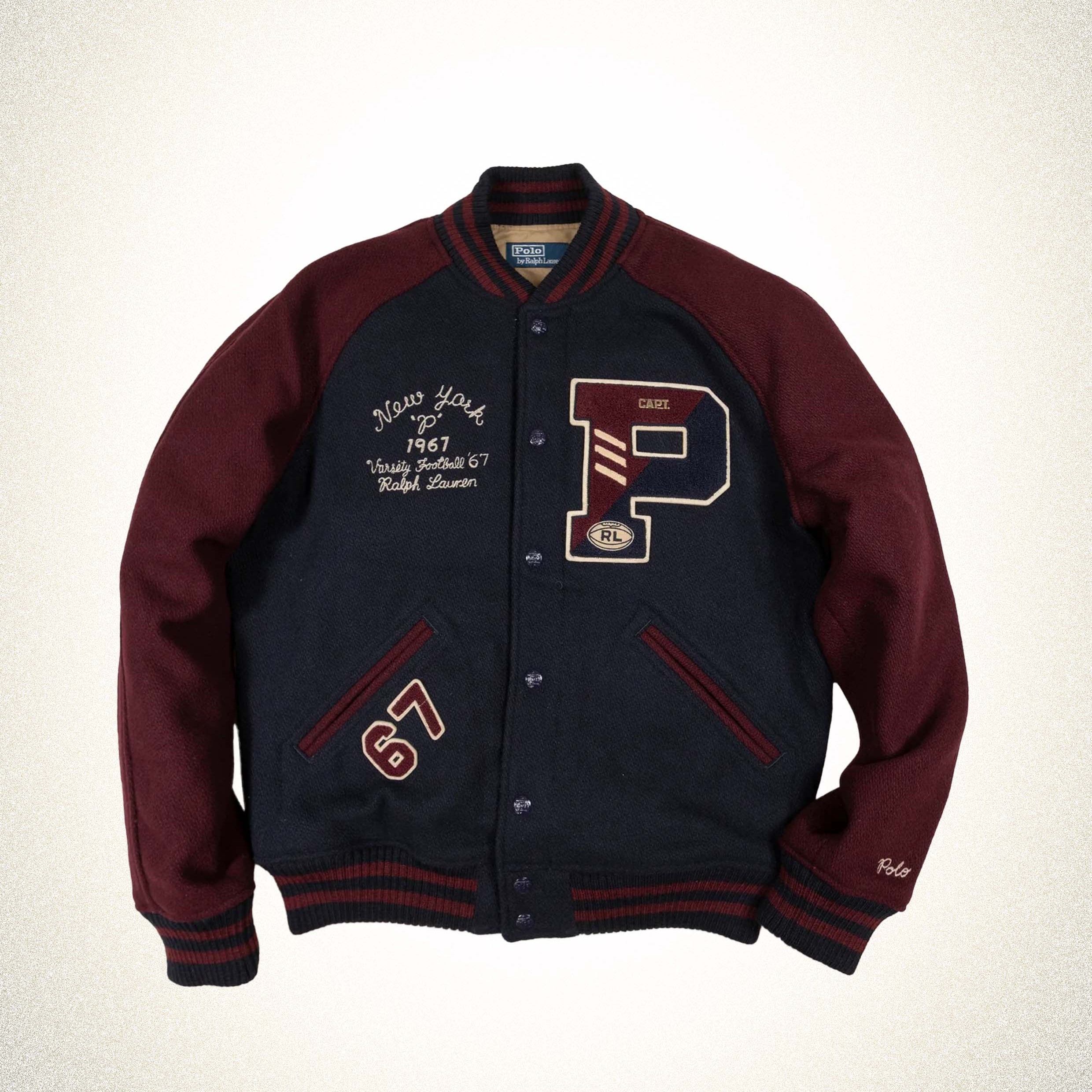 POLO RALPH LAUREN TOWN & COUNTRY VARSITY JACKET