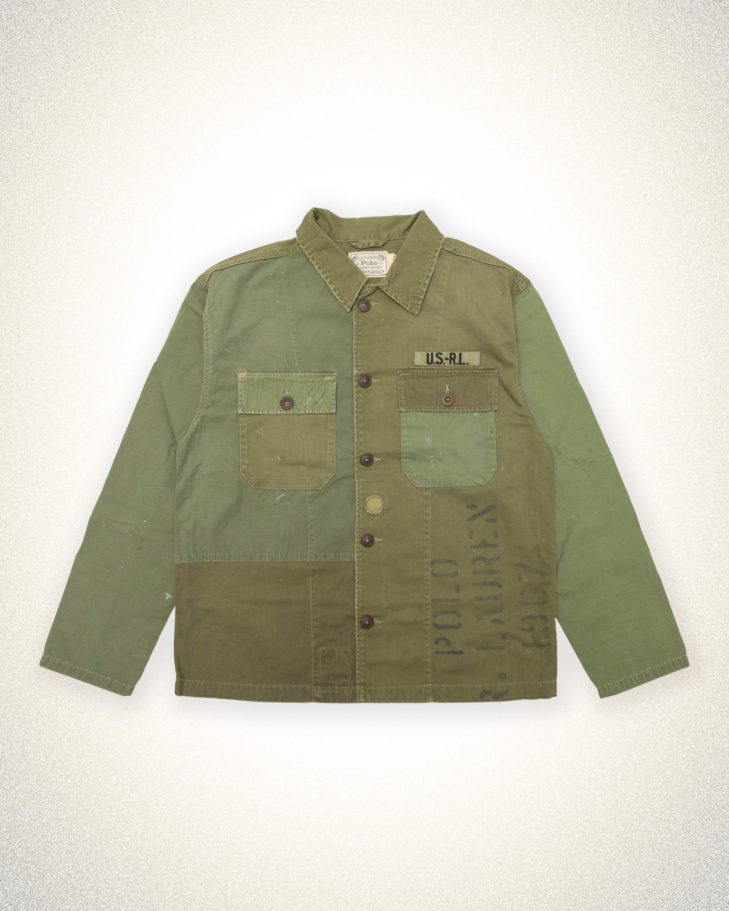 Polo Ralph Lauren patchwork shirts jacket