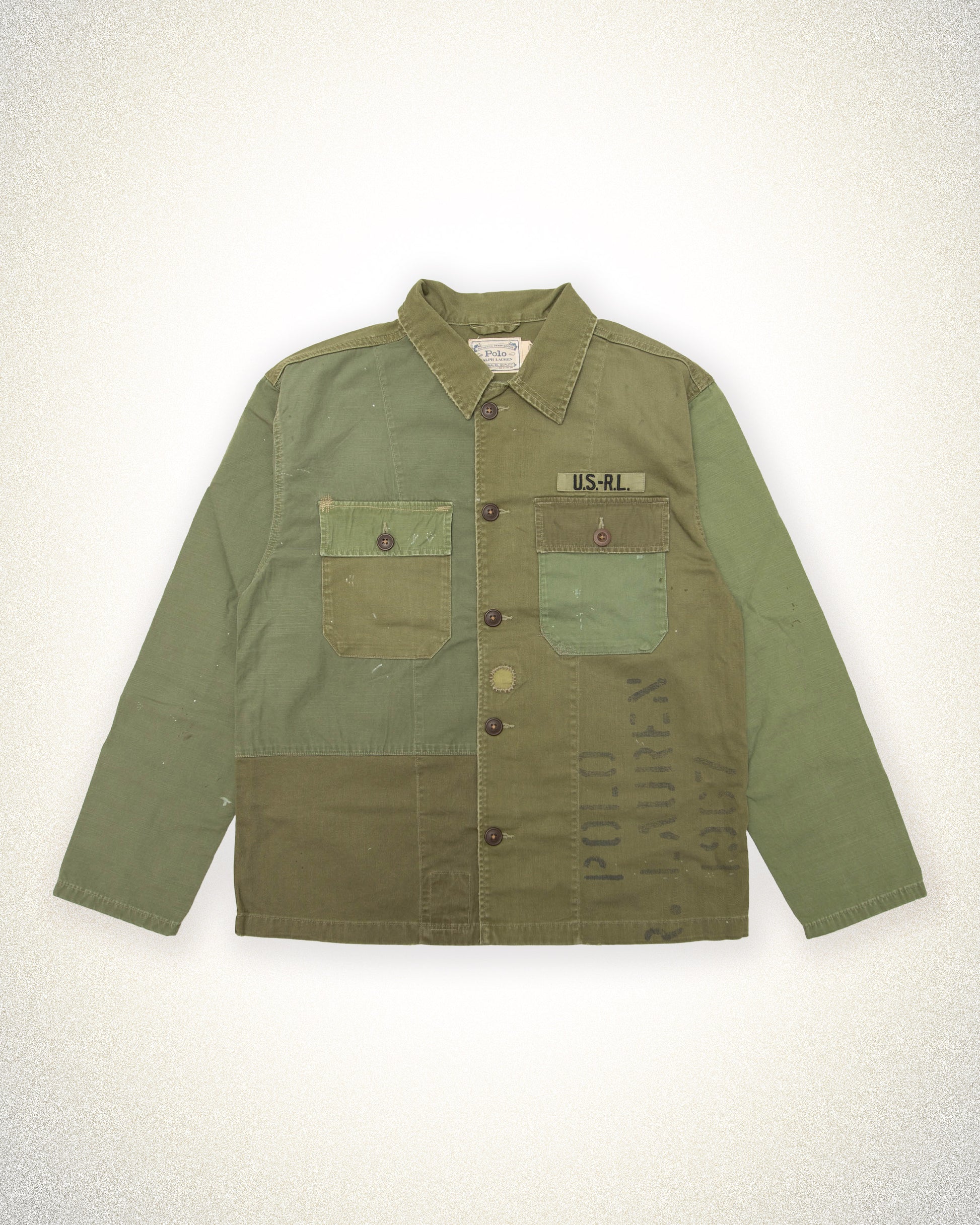 Polo Ralph Lauren patchwork shirts jacket