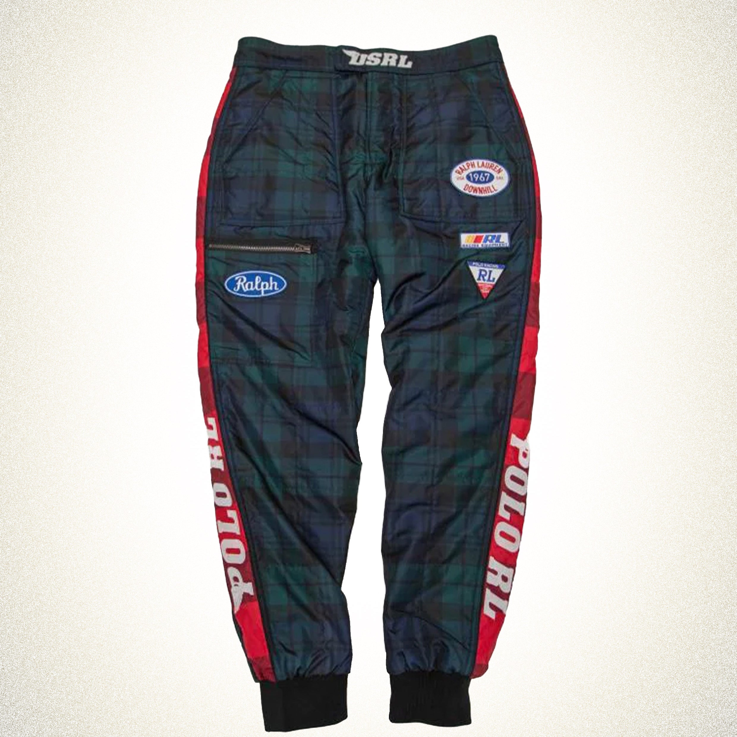 POLO RALPH LAUREN Water-Resistant Plaid Racing Pants