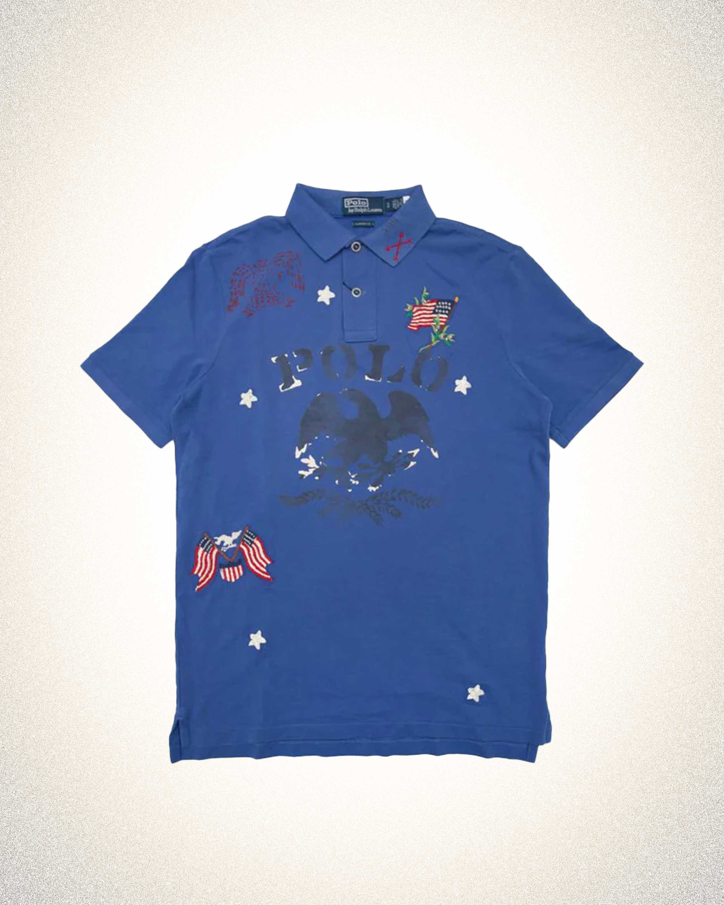 POLO RALPH LAUREN Classic fit graphic mesh polo shirts