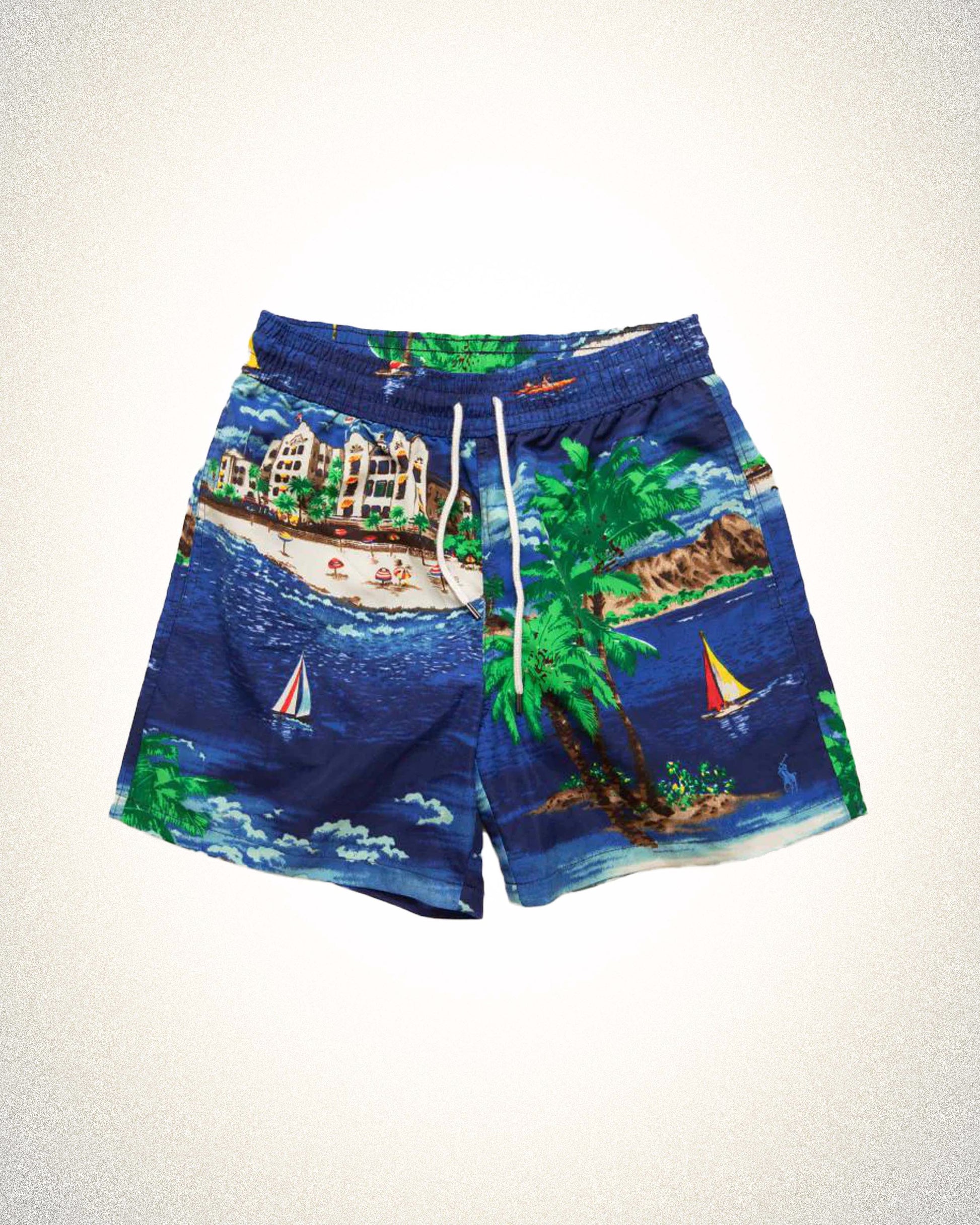 POLO RALPH LAUREN SWIM SHORTS TRAVELER SHORT HAVANA OCEANSIDE