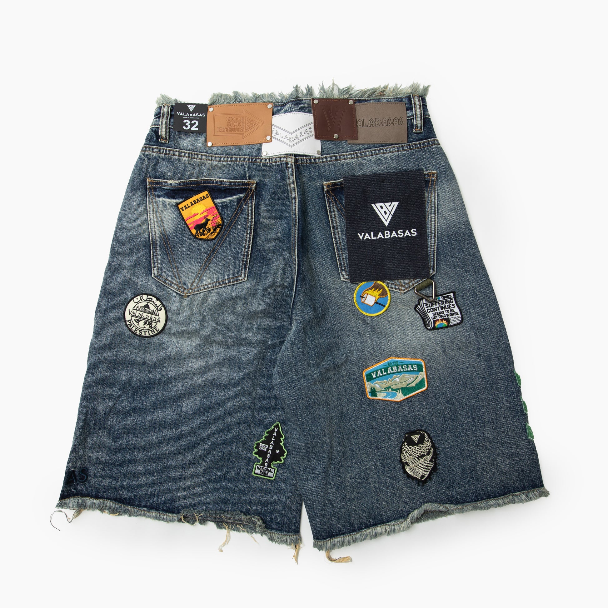 VALABASAS Terra Denim Shorts VLBS-VSH2-1033