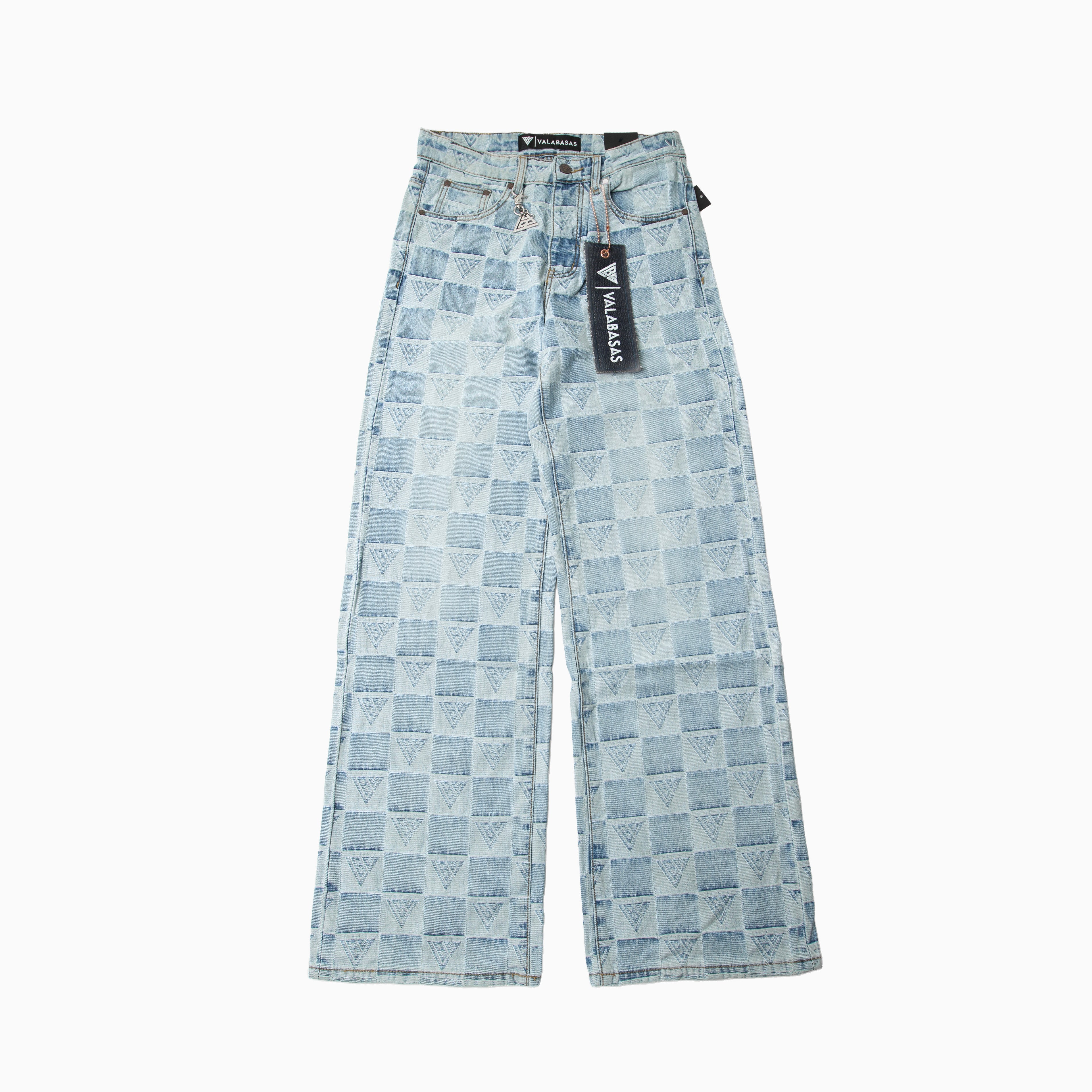 VALABASAS ALL OVER LT WASH STRAIGHT