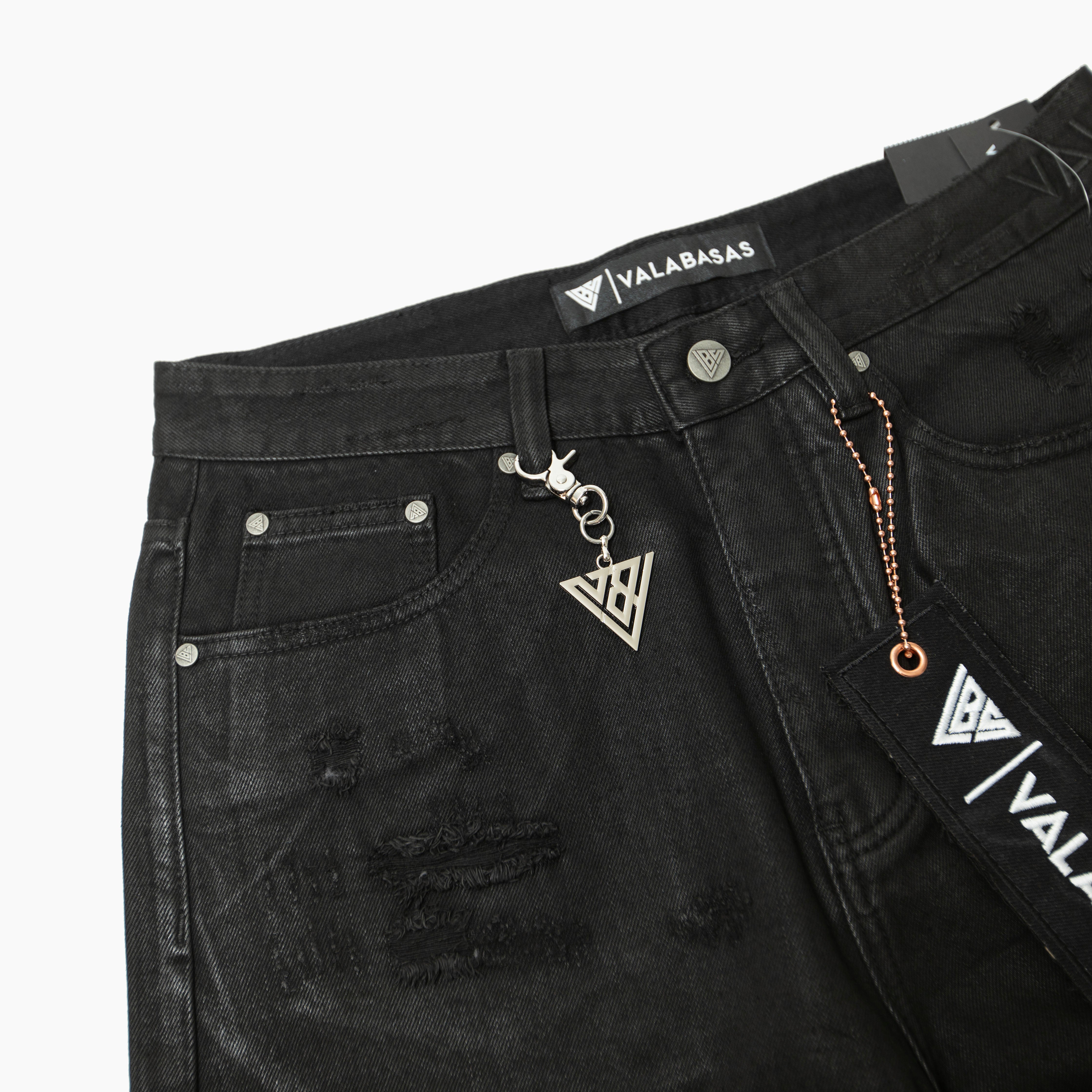 VALABASAS SNAPPED BAGGY DENIM SHORTS – Surkucafe