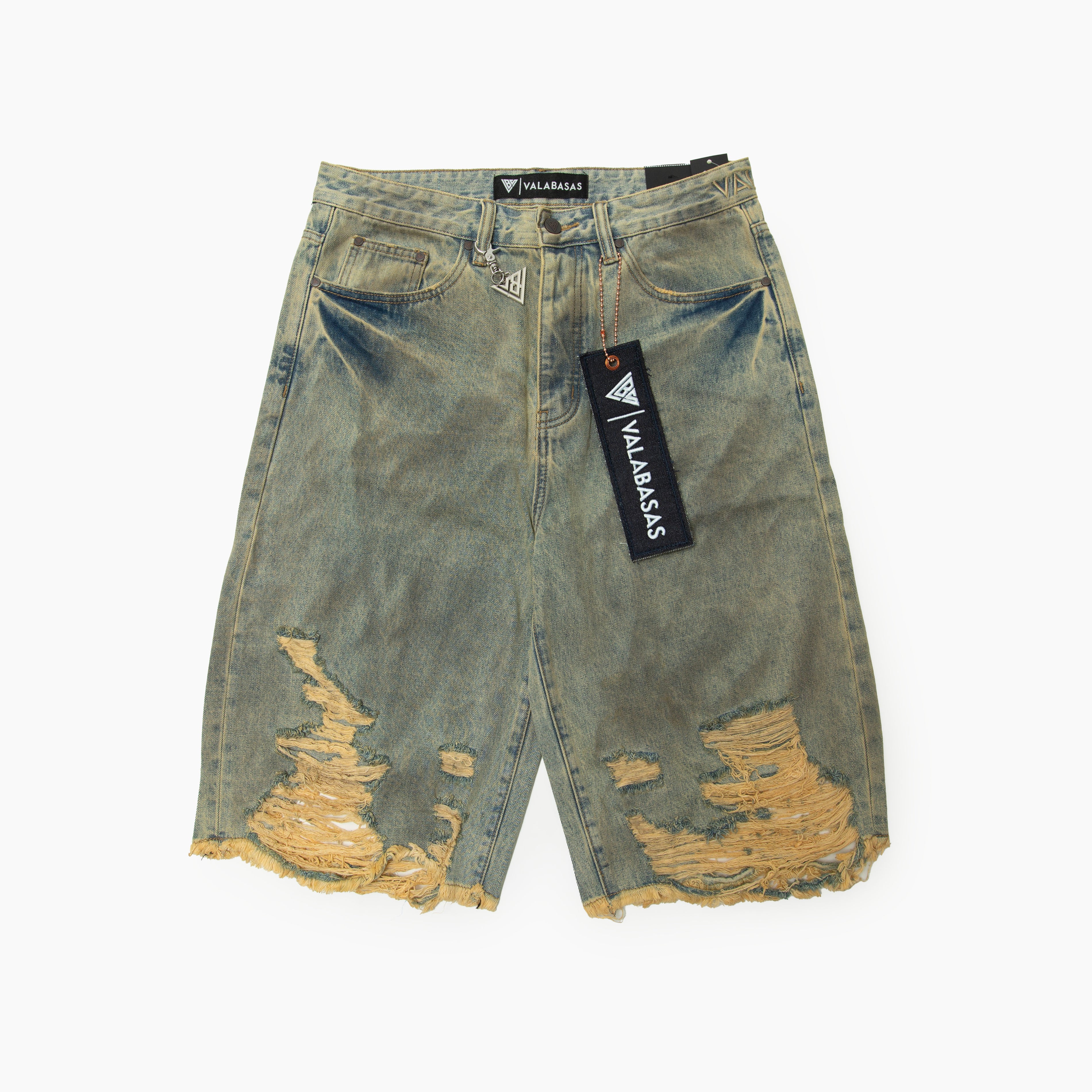 VALABASAS ICELAND DENIM SHORTS