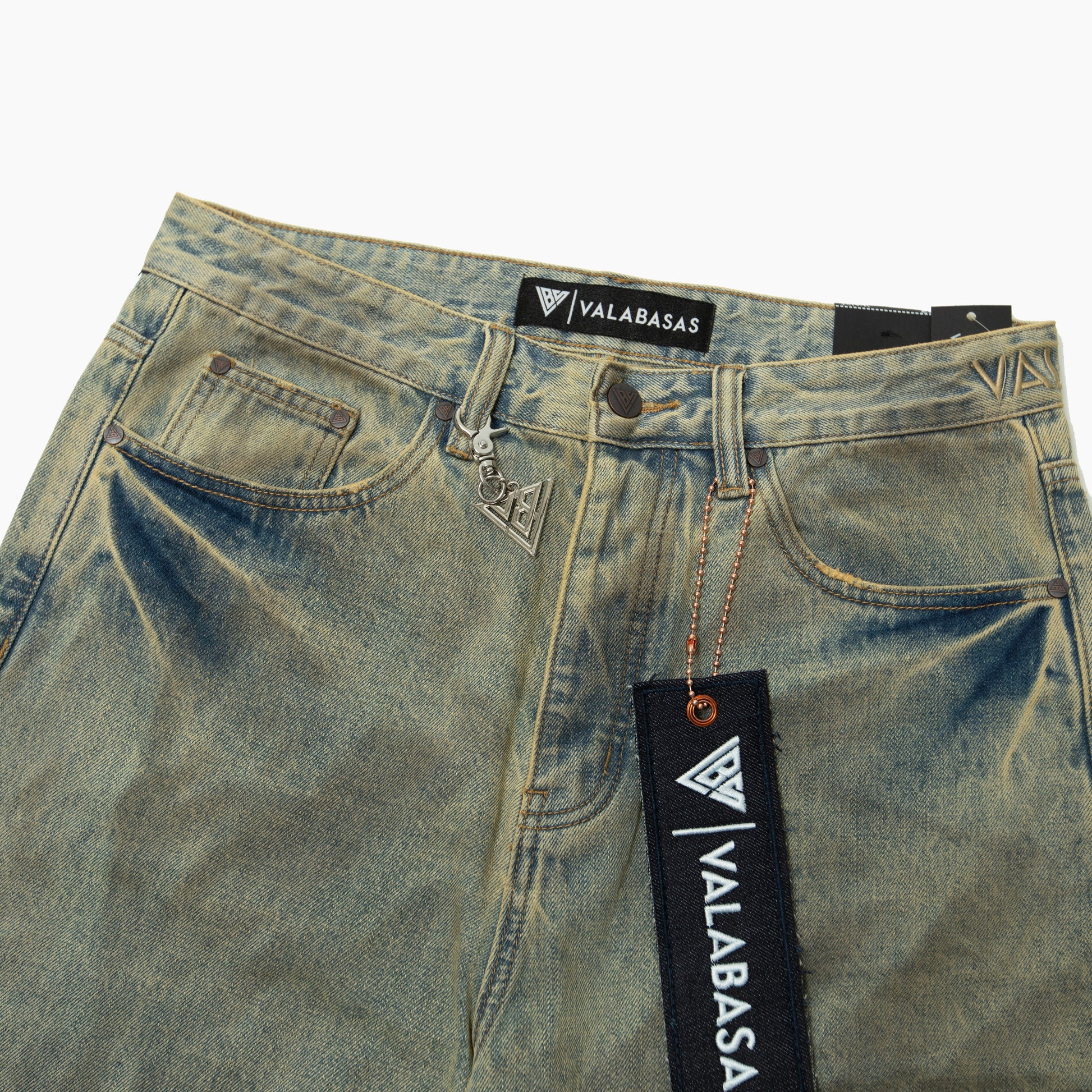 VALABASAS ICELAND DENIM SHORTS