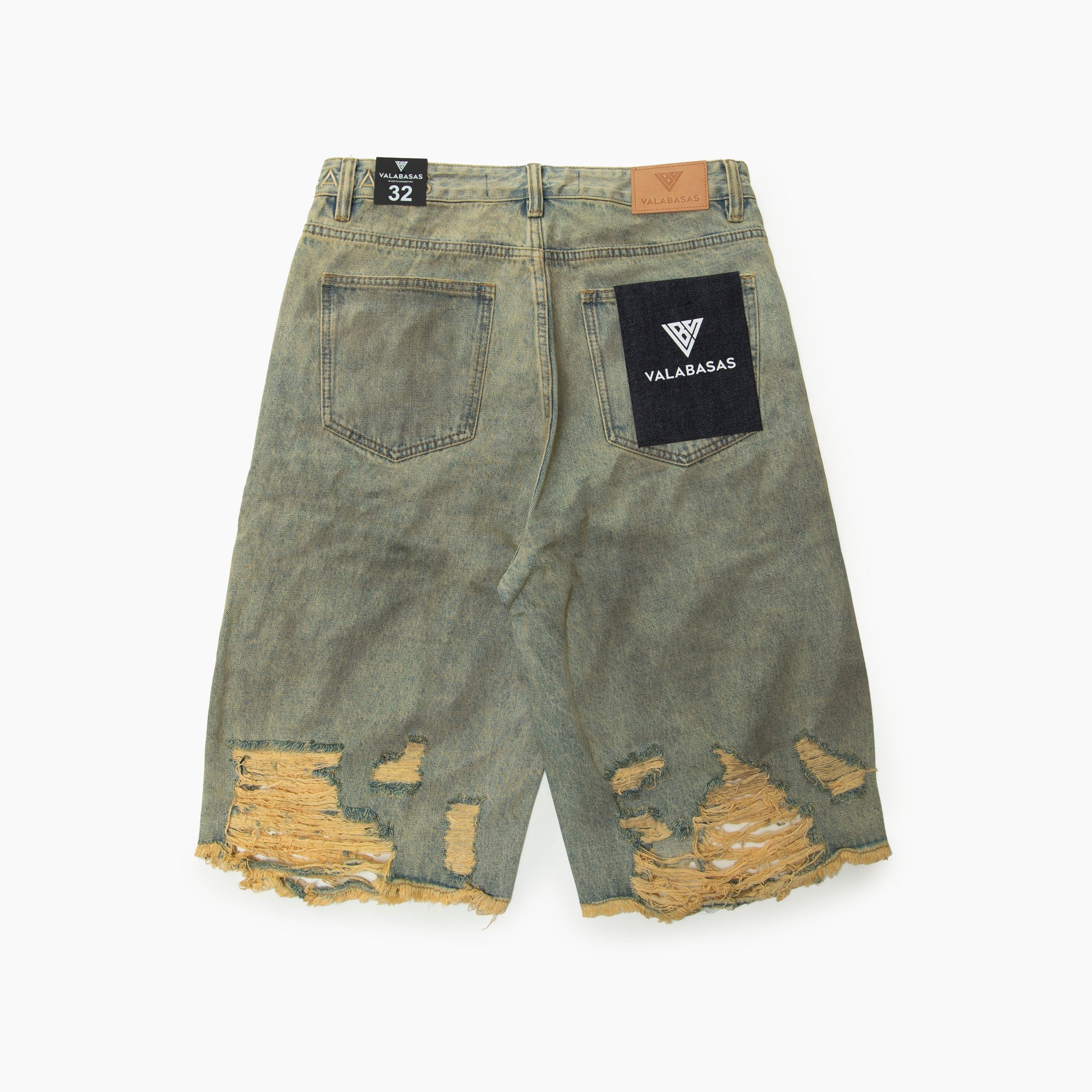 VALABASAS ICELAND DENIM SHORTS